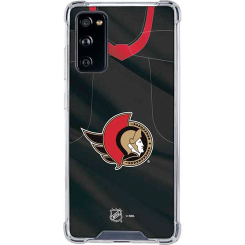 NHL Ottawa Senators Home Jersey Galaxy S20 FE Clear Case